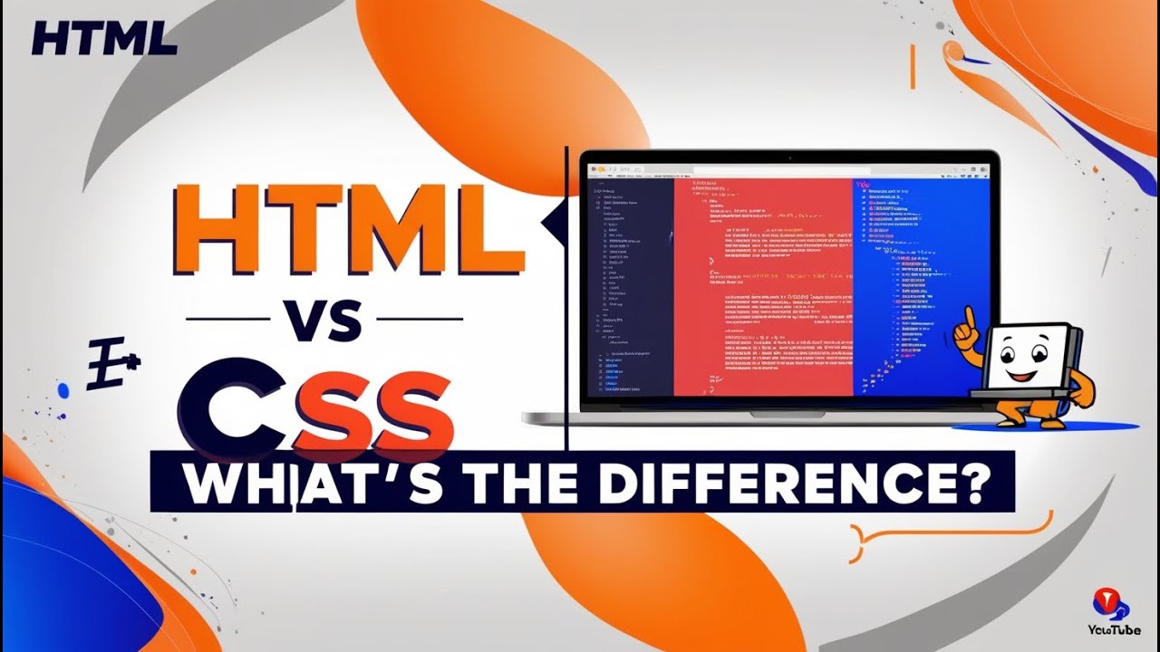 Difference between HTML and CSS - YouTube