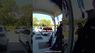 Cop Gets Ragebaited By Dumb Howner 😭🥀 #cops #ringcamera #ringcamera
