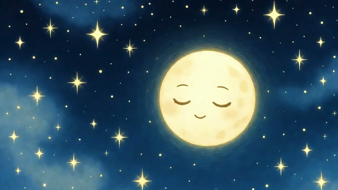 Sleepy Time Lullaby with Gentle Actions | Stars Night Dream for Babies & Toddlers