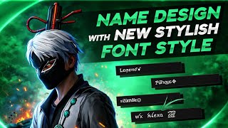 Free Fire Stylish Name Design With New Fancy Font Style || Best Font Style For Free Fire Name