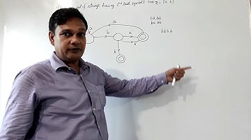 DFA for strings having second last symbol b