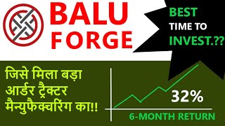 Balu Forge industries ltd big updates!! big order updates from Middle East!! best stock to invest
