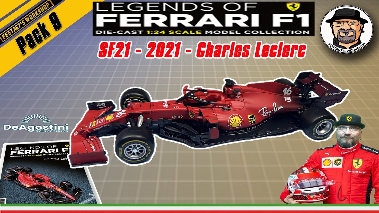 COLLECTION FERRARI F1 - Ferrari SF21 - Charles Leclerc- 1/24 Altaya