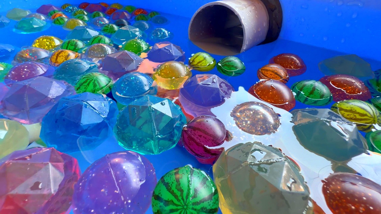 Water Marble Run ASMR ☆ Soothing Water Sounds & Special Artistic Marble Rolling