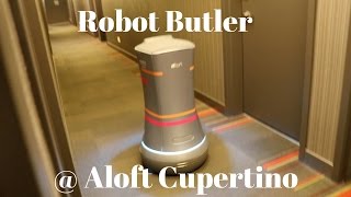 Botlr delivering towels @ Aloft Cupertino