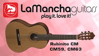 Классическая гитара LA MANCHA Rubinito CM (размеры 4/4, 3/4 и 7/8)