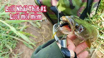Lưỡi Câu Nhái Thật P1.Lure Cá Lóc Nhái Thật Bằng Lưỡi Câu Mồi Mềm. Cách Móc Nhái Thật| Đại Ngáo Vlog
