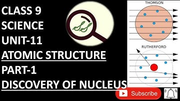 CLASS 9 SCIENCE UNIT-11 ATOMIC STRUCTURE PART-1 DISCOVERY OF NUCLEUS