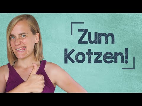 German Lesson - Colloquial German - This Makes Me Wanna PUKE! - Vocab + Listening - A2/B1