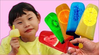 supermarket song nursery rhyme 라임의 과일 아이스크림 만들기