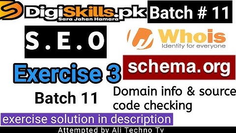 Digiskills SEO Exercise 3 Batch 11 | SEO exercise 3 solution batch 11 | digiskills seo exercise no 3