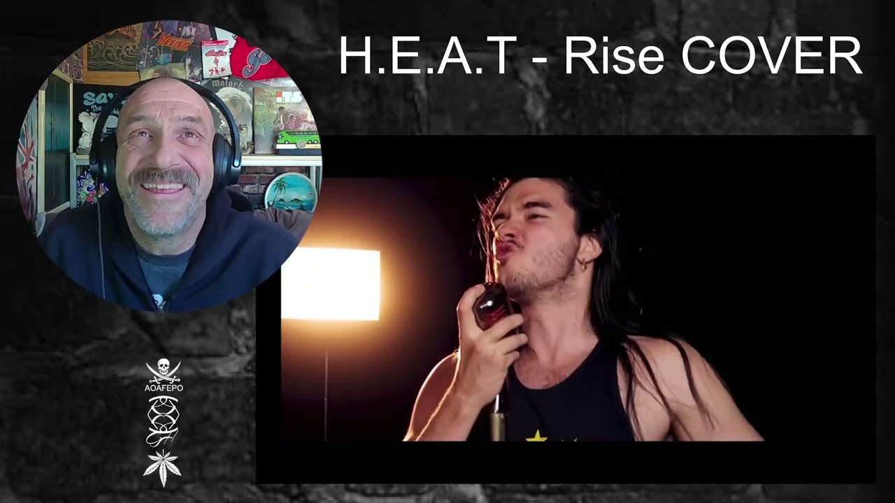 Dan Vasc - RISE - Reaction with Rollen (H.E.A.T Cover)