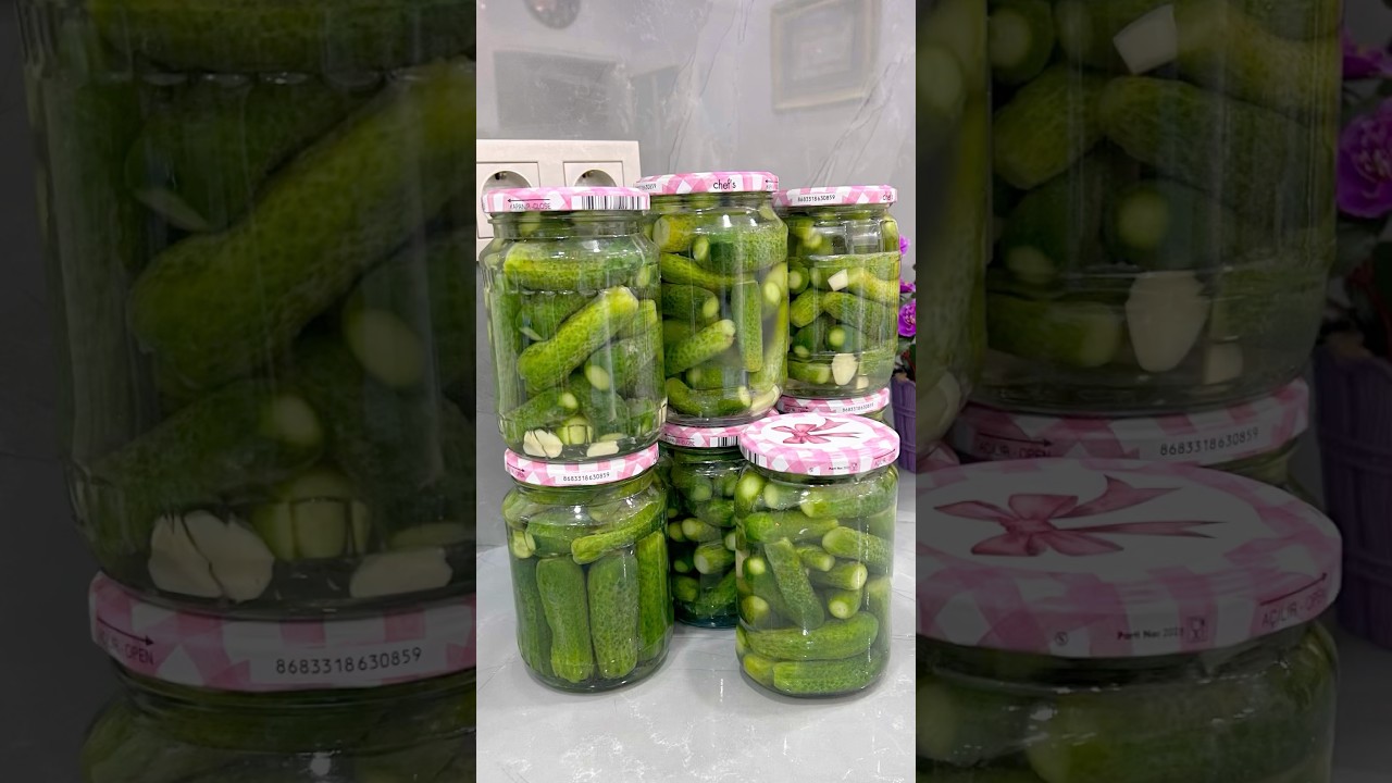 🥒 Ev Yapımı Kütür Kütür Kornişon Turşusu/KOLAY SALATALIK TURŞU TARİFİ/mutfakta Eltiler #turşutarifi