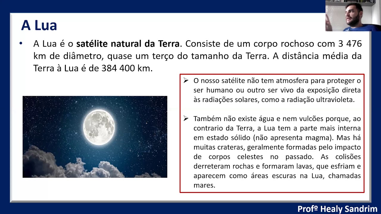 8º Ano O Satelite natural da terra a Lua - YouTube