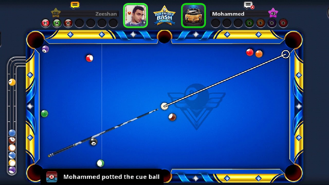 birthday bash win streak 8 ball pool facebook zeeshan ...