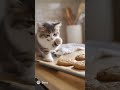 🍪 Tiny Taste Tester 😹 | Baby Cat in the Kitchen