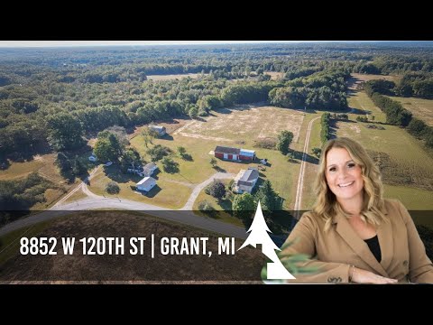 8852 W 120th St, Grant, MI home video tour