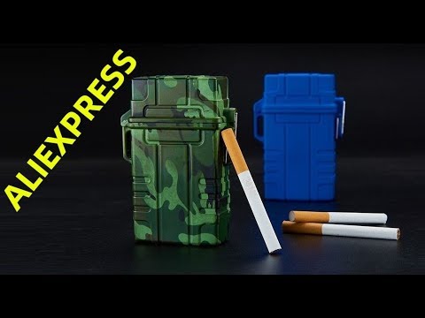 10 Портсигар с Алиэкспресс AliExpress 2021 Cigarette Case Box Необычные вещи Крутые товары из Китая
