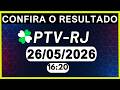RESULTADO JB - PTV-RJ e LOOK-GO 16:20 | 26/05/2026