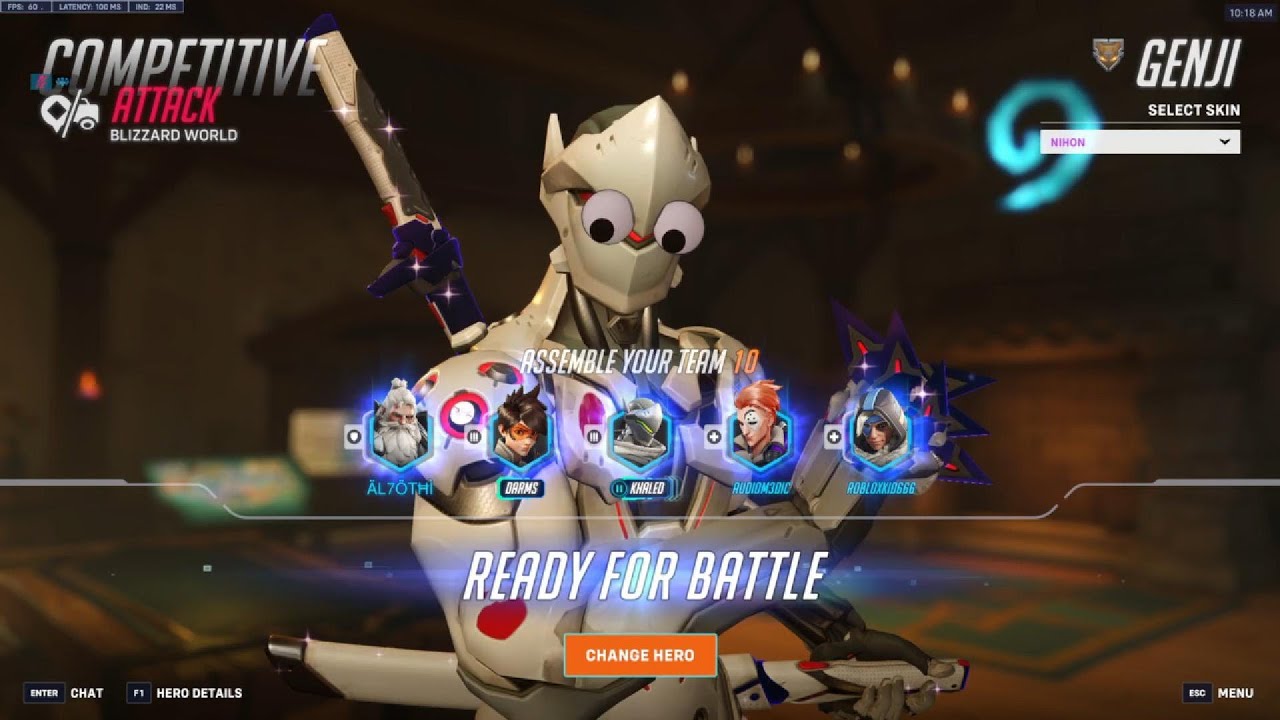 BEST Khaled Genji Carry ft. Genji POTG! Season 15 Ranked!