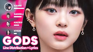 NewJeans - GODS (Line Distribution + Lyrics Karaoke) PATREON REQUESTED Resimi