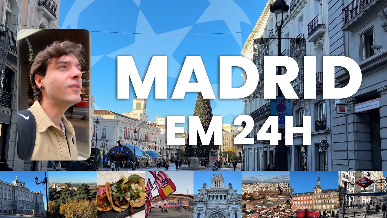 Um DIA de REPÓRTER na UEFA Champions League | 24h em Madrid