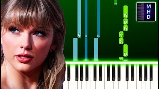 Taylor Swift - Illicit Affairs Piano Tutorial Easy 