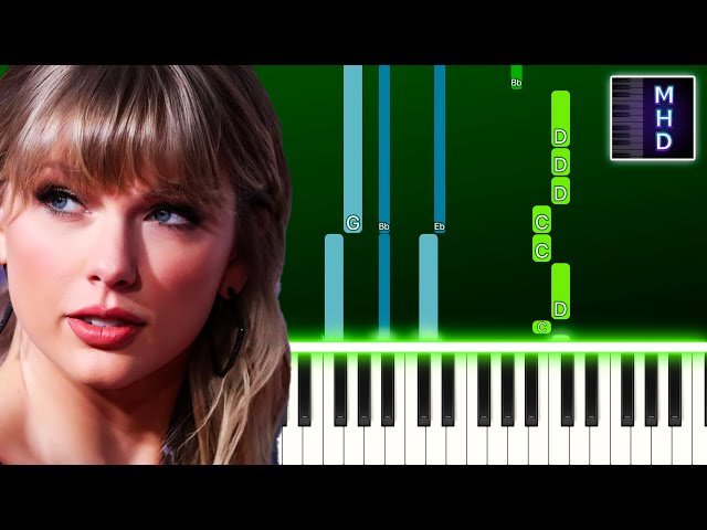 Taylor Swift - illicit affairs Piano Tutorial Easy @pianobymhd @easypianobyMHD class=