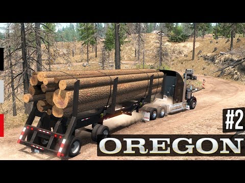 Oregon DLC'sinin Seveceğiniz Orman Yolları - American Truck Simulator 2. Bölüm