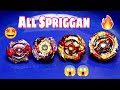 ALL SPRIGGAN Collection Beyblades Strom Spriggan, Legend Spriggan,Cho Z Spriggan and World Spriggan🔥