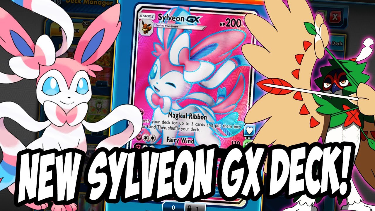 PTCGO New Sylveon/DecidueyePlume Deck! New Way To Play Sylveon Without Trying To Stall! Pokemon TCG