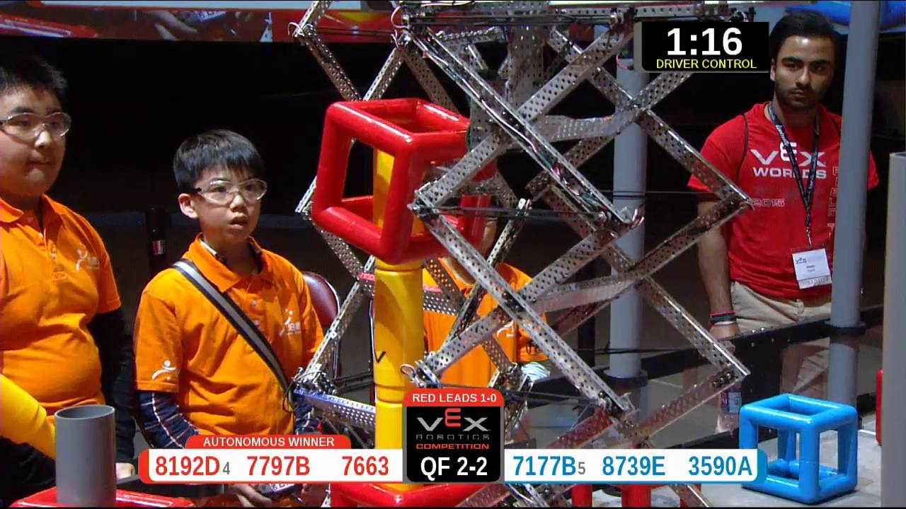 2015 VRC-MS Oppo QF2-2 -  (8192D 7177B) 81-Opportunity Div-VRC Middle School-VEX Worlds 2015