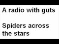 A radio with gutsspiders across the stars