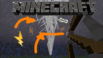 How to Summon a Lightning Arrow - MCPE