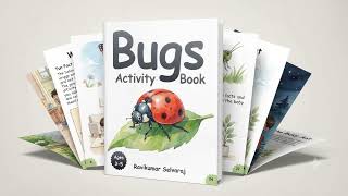 Bugs Activity Book for Kids Ages 3-5 | Fun Facts & Move Games for Preschoolers