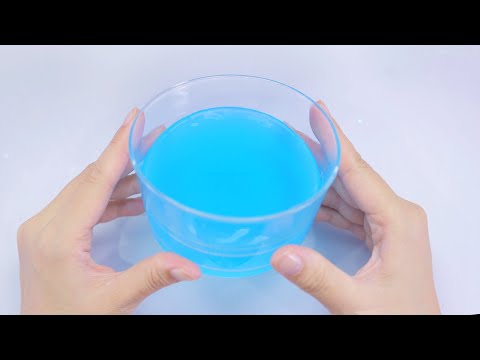 【ASMR】セリアのぷにゅっちで作ったスライムは3日後こうなりました【音フェチ】