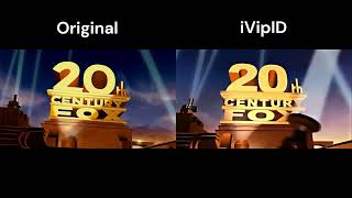 20th Century Fox logo comparison (Original and iVipID)