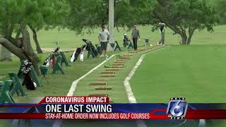 Golf Courses to close after being deemed, 'non-essential'