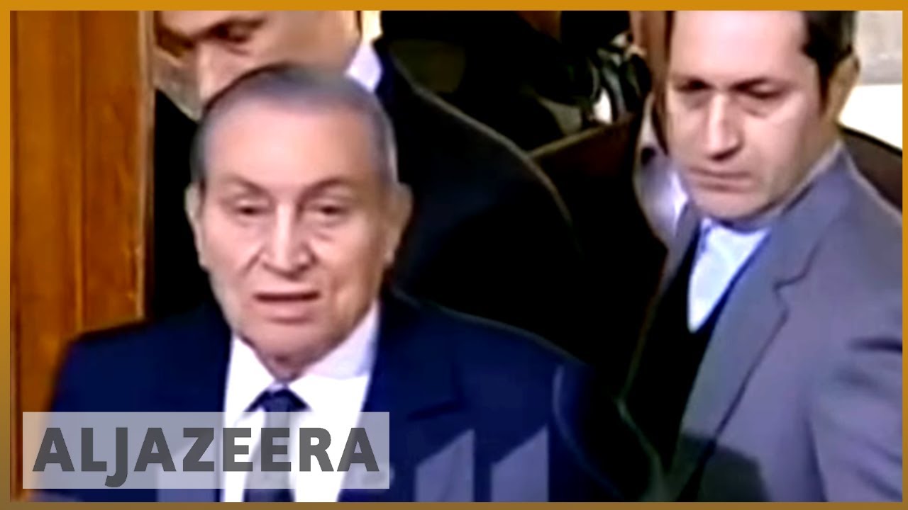 🇪🇬مبارك يدلي بشهادته في محاكمة مرسي بتهمة الانتفاضة | الجزيرة الإنجليزية