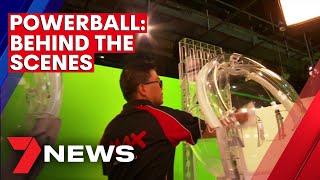 Lotto draw: an exclusive look behind the scenes of drawing Powerball | 7NEWS