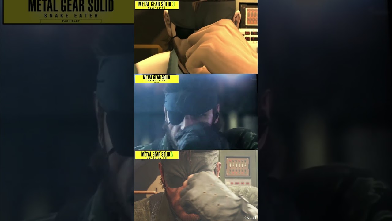 Metal Gear Solid 3 Delta vs Pachinko vs Original Graphics Comparison | Fox Engine vs Unreal Engine 5