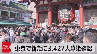 東京で新たに3,427人感染確認（2023年1月29日）