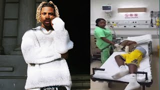 Afrobeats singer Khaid was rushed to hospital as he suffer from  internal bleeding
