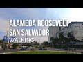 Walking Alameda Roosevelt in San Salvador, El Salvador (2020)