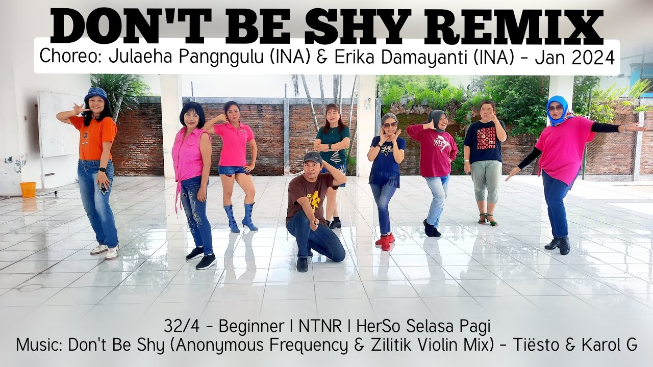 Don"t Be Shy Remix Line Dance | Beginner | 