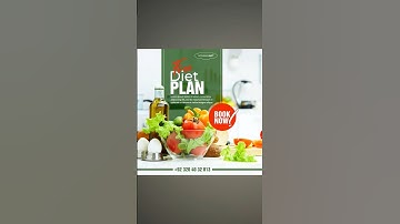 Social Media Post in Adobe Photoshop  | Diet Plan | Photoshop Tutorial #photoshoptutorial