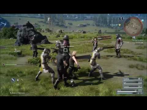 Final Fantasy 15 Gladious Technique Cyclone