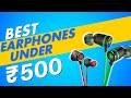 Best Earphones Under 500 | Top 5 Best Gaming Earphones | Wired Earphones | Sport | Music | 2022