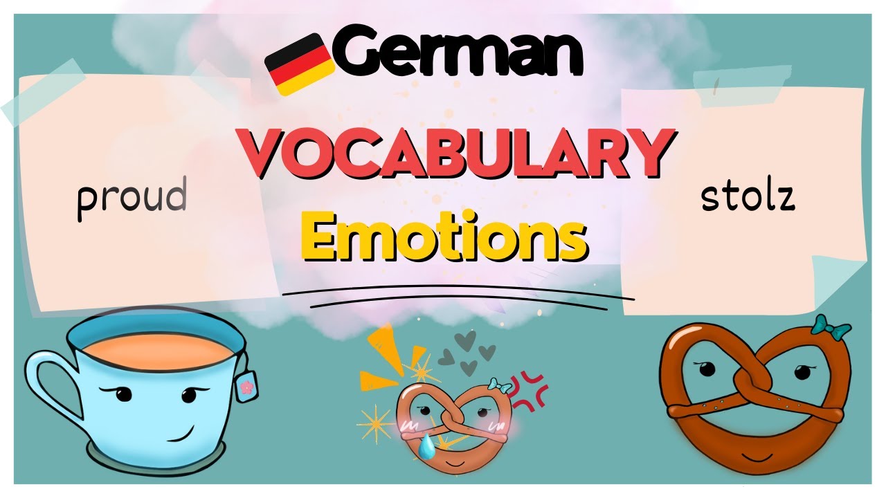 German Vocabulary | Emotions and feelings | Learn German