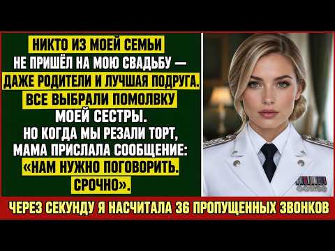 Вся Семья Прогуляла Мою Свадьбу Ради Помолвки Сестры — А Потом Обрушились 36 Звонков